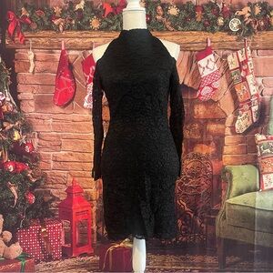 Elegant Black Lace Dress